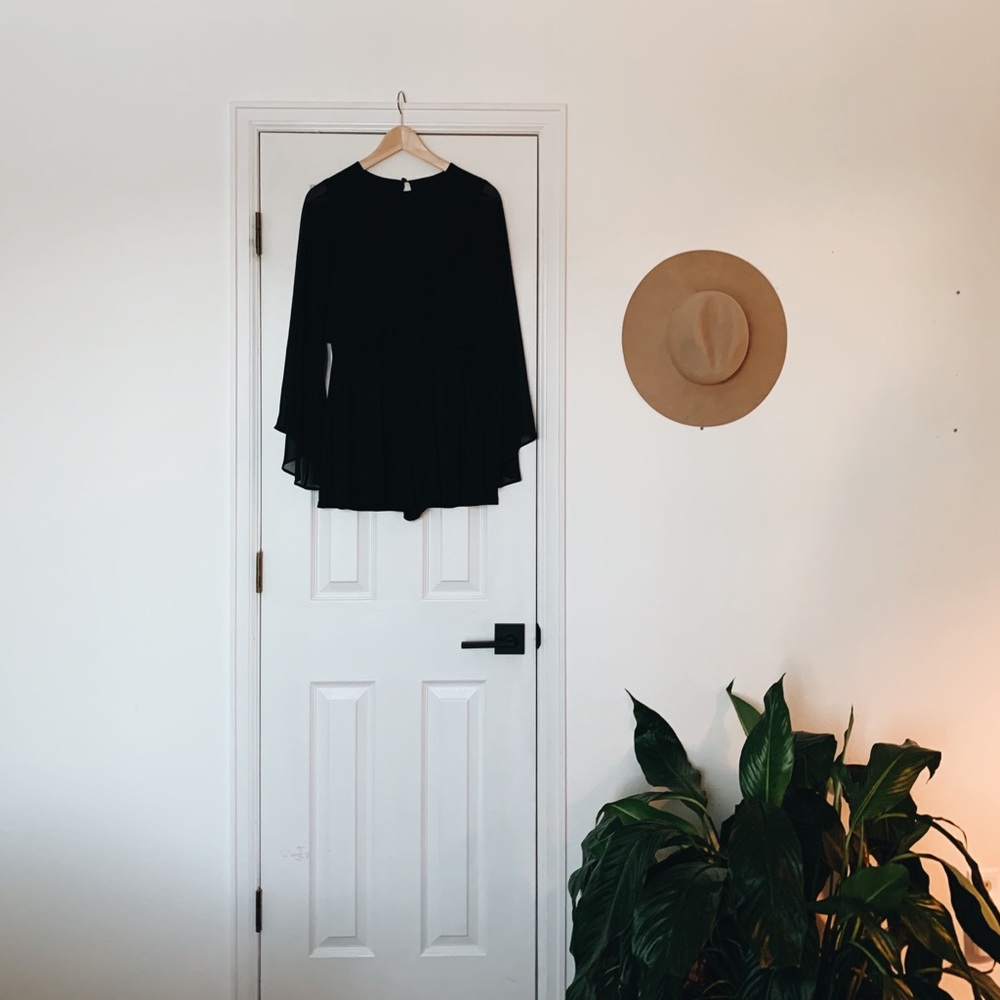 Black Topshop Romper
